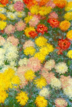  claude - Chrysanthèmes III Claude Monet Fleurs impressionnistes